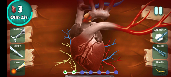 外科医生手术模拟器去广告版 Open Heart Surgery 3D3