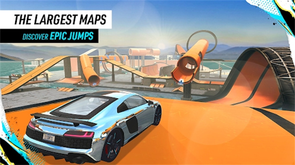 汽车特技比赛最新版(Car Stunt Races)2