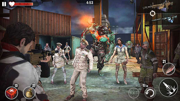 僵尸生存射击最新破解版无限资源版2