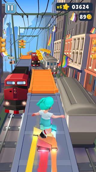 地铁跑酷无限金币无限钥匙版2023(Subway Surf)3