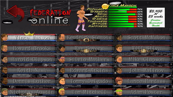 摔角革命汉化版(Wrestling Revolution)4