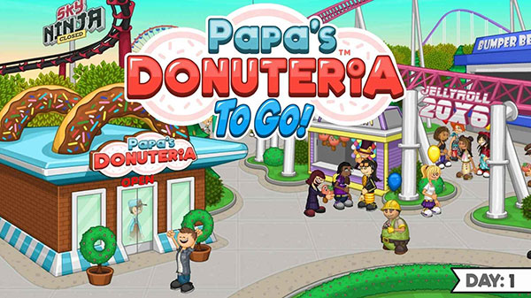 爸爸的甜甜圈店游戏手机版(Papas Donuteria To Go)1