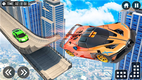 超级坡道汽车特技最新破解版1