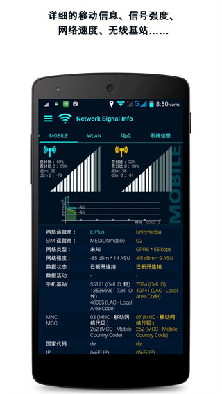 网络信号信息专业版(Network Signal Info Pro)2