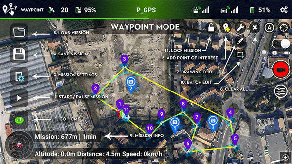 大疆荔枝app最新版(litchi vue for dji)5
