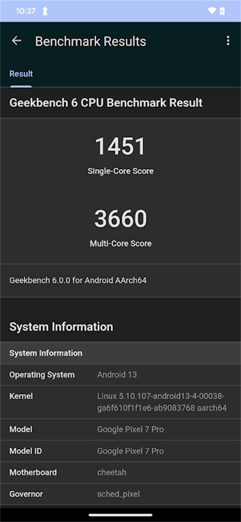 Geekbench6官方最新版2